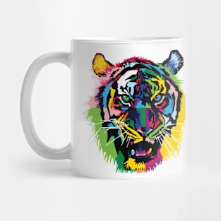 Tiger in wpap no bg Mug